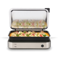 K|POT | 1/1GN Chafing Dish 2200W | 2 Adjustable cooking zones | 53,3x38x8,8cm | 2 Colors