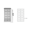Rieber Shared Refrigerator | Multiple Drawers | 2 Versions