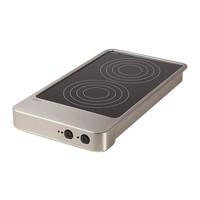 Varithek Induction hob | 3600W | 1/1GN | 2 hotplates | 32,5x64x(h)18cm