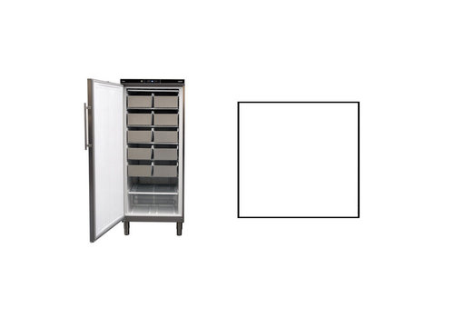  Rieber Statischer Gefrierschrank | Edelstahl | 513 Liter | 750 x 760 x (h) 1864 – 1925 mm 