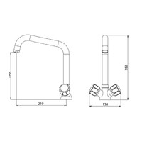 Mixer Tap Single | Classic | 3/4 | 1 hole