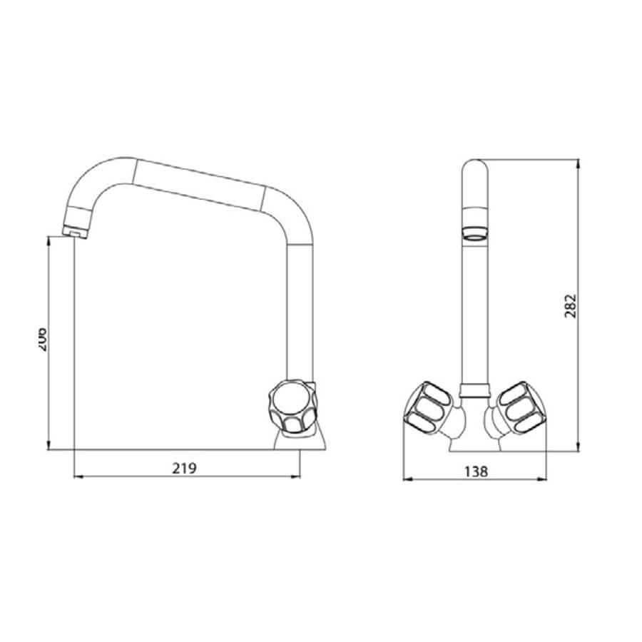 Mixer Tap Single | Classic | 3/4 | 1 hole