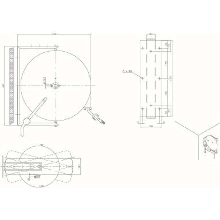 Rolle mit Spritzpistole | 10 Meter