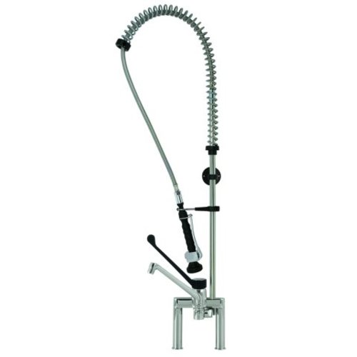  Combisteel Pre-rinse shower with mixer tap | Elbow operation 