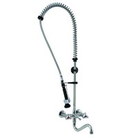 Wall-mounted flush tap with mixer tap