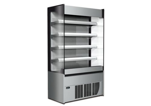  HorecaTraders Meuble frigorifique mural Version inox - Dégivrage automatique - 1170 x 580 x h2005 mm 