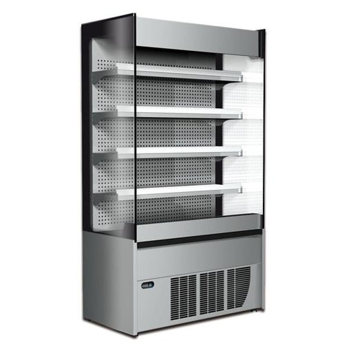  HorecaTraders Wall refrigerated cabinet stainless steel version - Automatic defrost - 1170 x 580 x h2005 mm 