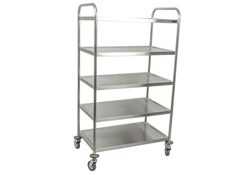  Saro Transport trolley | 5 Shelves Stainless steel 