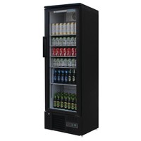 Barvitrine schwarz mit Einzeltür