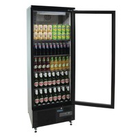 Bar display black with single door