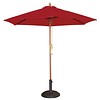 Bolero Parasol Rond Rood 3 (Ø) meter