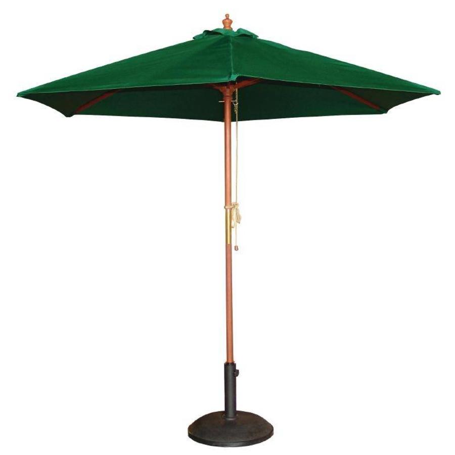 Parasol vert rond Ø 2,5 mètres