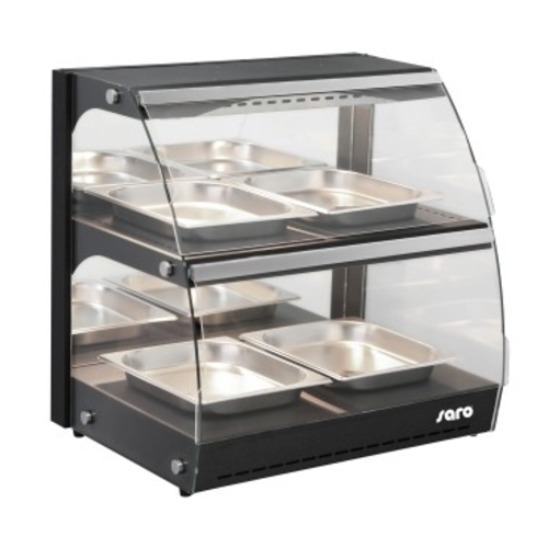  Saro Hot display case | Double tempered glass | 650x467x(H)630mm 
