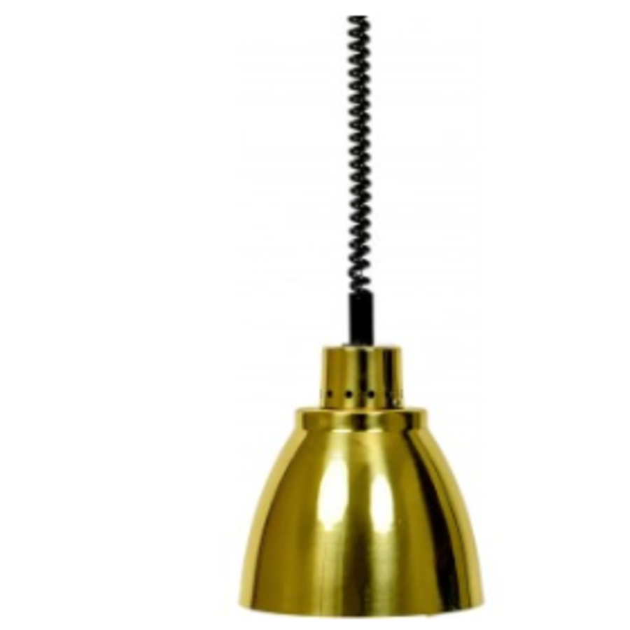 Lampe chauffante | métal léger doré | (Ø 125 mm)