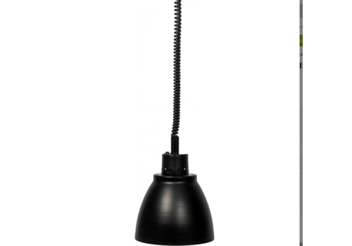  Saro Lampe chauffante | métal léger noir | (Ø 125 mm) | Modèle Francis 