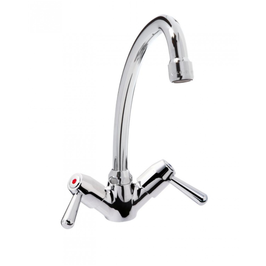 Stainless steel faucet | 1 hole | Ø 27 mm