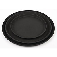 Plateau antidérapant en fibre de verre noir | Choisissez parmi 3 tailles