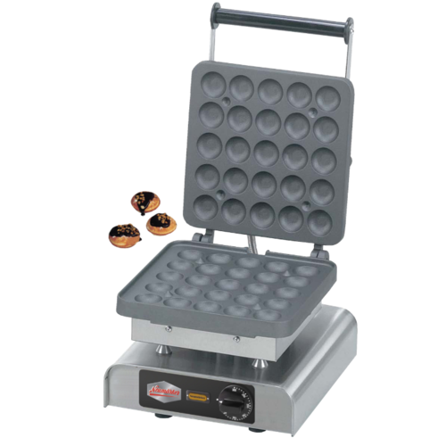 HorecaTraders Poffertjes-Grill | Öko | Gusseisen | 25 Pfannkuchen 