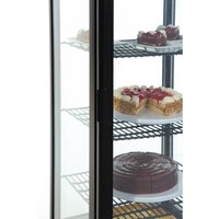 Standing display case refrigerated with 5 levels - 235 liters