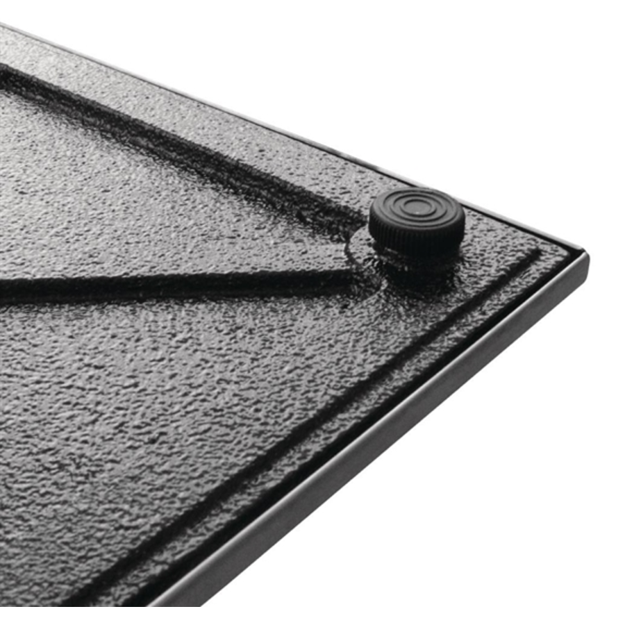 Tischfuß aus Edelstahl | Quadrat | 72 (H) x 43 (L) x 43 (B) cm