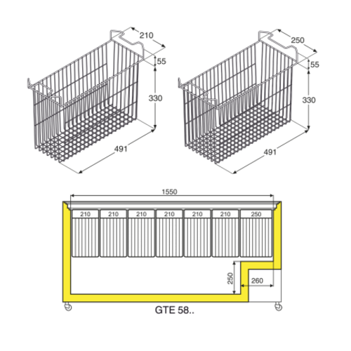  Liebherr Draadmand 250 MM | 7113399 