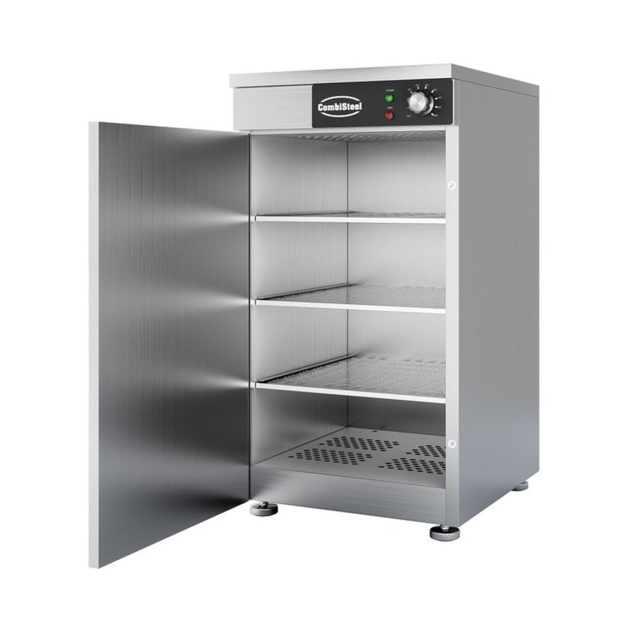 Hot cupboard stainless steel AISI 201 | 45-60 Plates | 45x48.5x (H) 85 cm