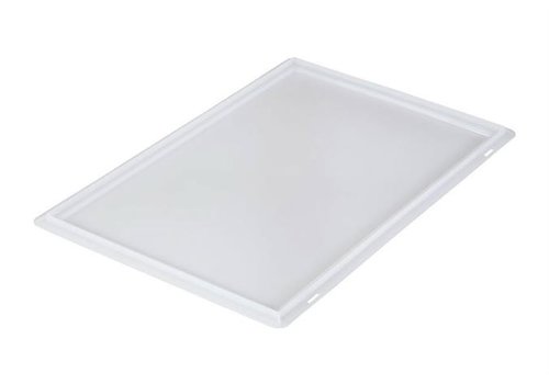  HorecaTraders | Couvercle de caisse en plastique | 60x40x1,6 cm 