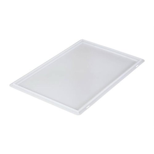  HorecaTraders | Plastic Crate Lid | 60x40x1.6 cm 