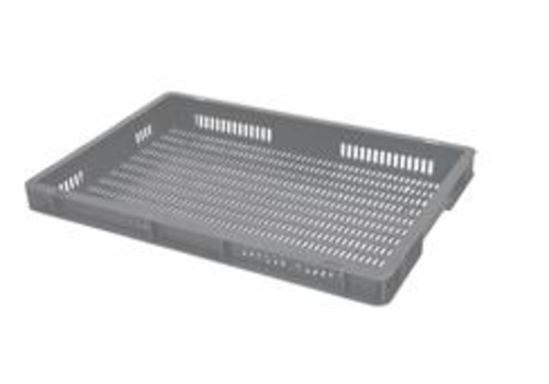  HorecaTraders Boîtes alimentaires antichoc | 600x400X50MM | Perforé 