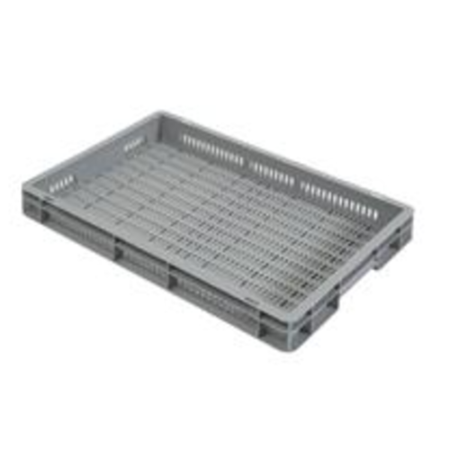  HorecaTraders Boîtes alimentaires antichoc | 600x400x70 MM | Perforé 