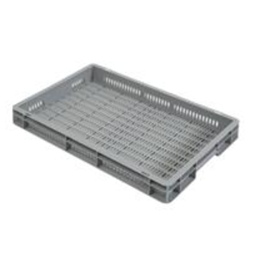 Stoßfeste Lebensmittelboxen | 600x400x70 MM | Perforiert