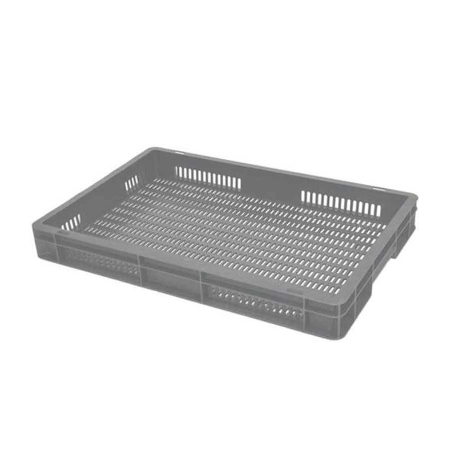 Boîtes alimentaires antichoc | 600x400x80 MM | Perforé