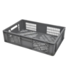 HorecaTraders Stoßfeste Transportboxen | Perforiert |600x400x120 MM