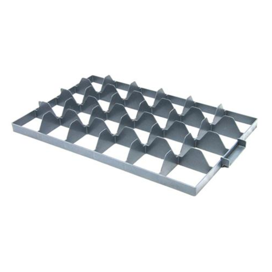 Caisse Euronorm | Séparateur | Plastique | 24 sujets | Au sommet | 5 pièces