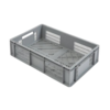 HorecaTraders Shockproof transport boxes | Perforated | 600x400x170 MM