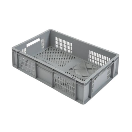  HorecaTraders Shockproof transport boxes Perforated | 600x400x170 MM 