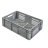HorecaTraders Shockproof transport boxes | Perforated | 600x400x200 MM