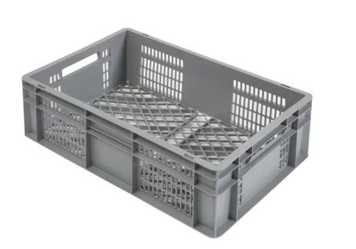  HorecaTraders Shockproof transport boxes Perforated | 600x400x200 MM 