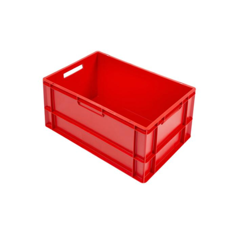 Caisses Euronorm | Plastique | Empilable | 60 L | 600 x 400 x 320 | Avec un fond convexe
