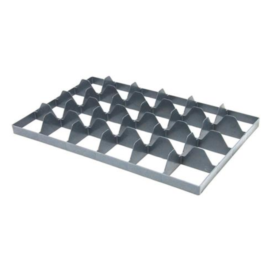 Caisse Euronorm | Séparateur | Plastique | 24 sujets | En bas