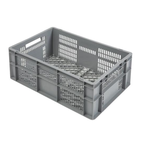  HorecaTraders Caisses de transport antichoc | 600x400x240 MM | Perforé 