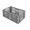 HorecaTraders Perforated Euronorm Plastic Crates | 600x400x270MM