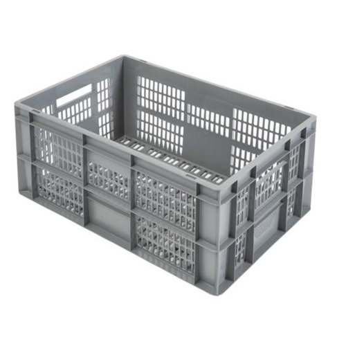  HorecaTraders Caisses de transport antichoc | 600x400x290MM | Perforé 