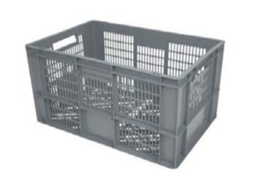  HorecaTraders Shockproof Transport Crates 600x400x320 MM | Perforated 