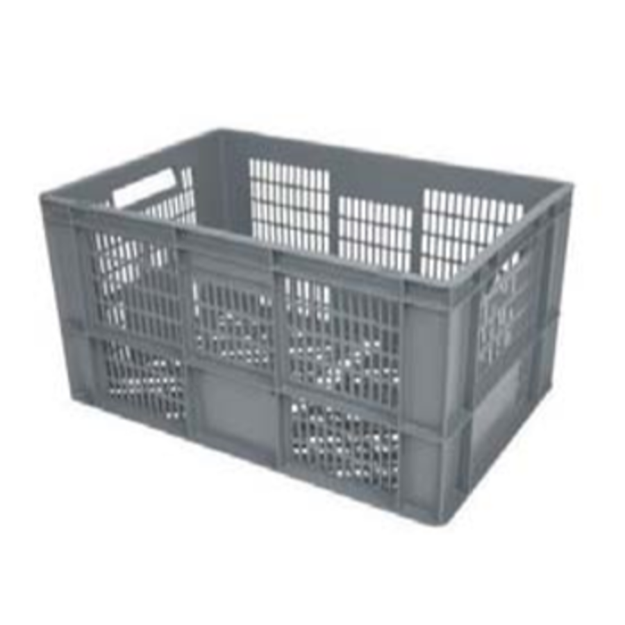 Shockproof Transport Crates 600x400x320 MM | Perforated