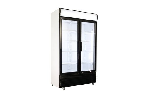 Combisteel Réfrigérateur à porte vitrée | Forcé | 2 portes 