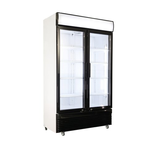  Combisteel Réfrigérateur à porte vitrée | Forcé | 2 portes 