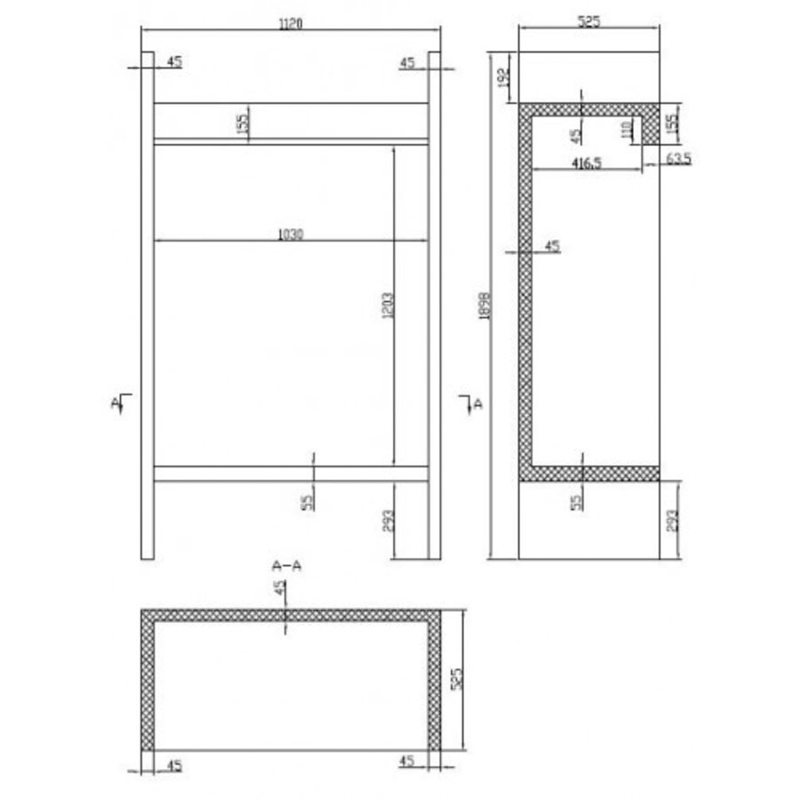 Glass door Refrigerator | Forced 2 doors