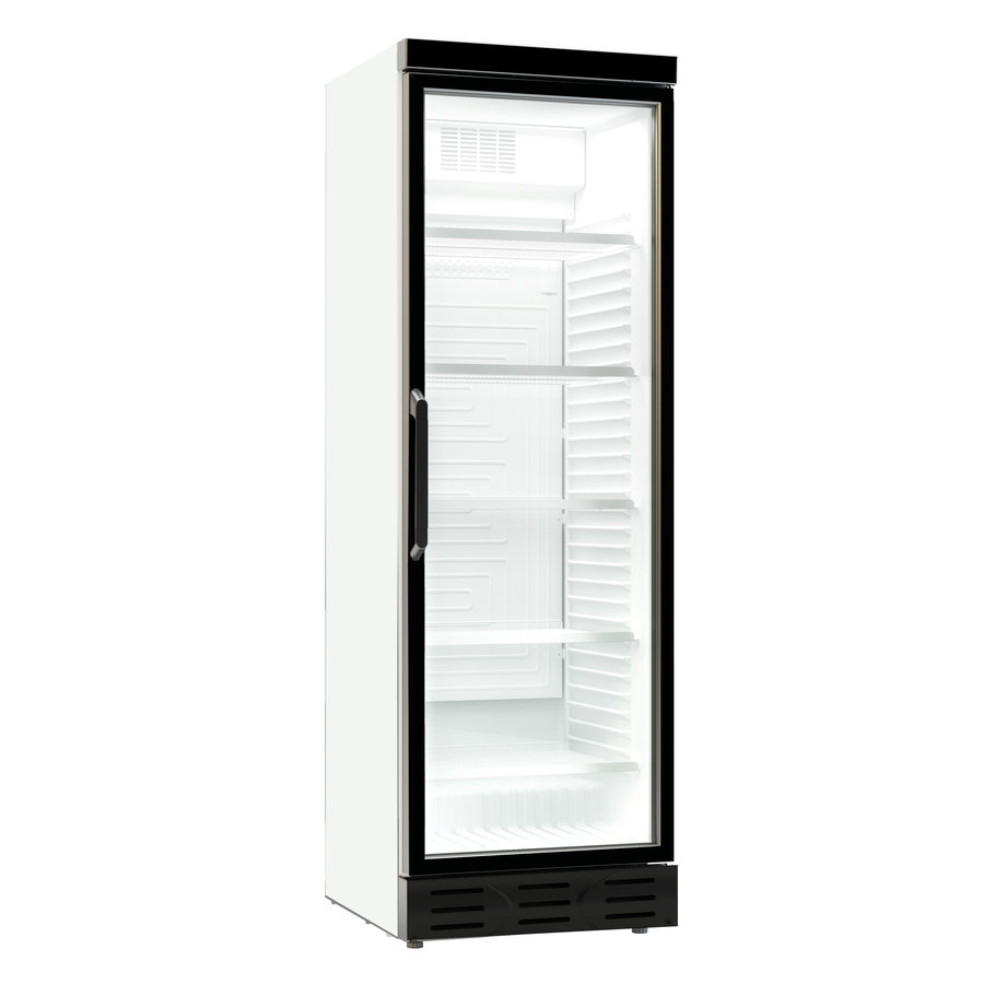 Glass Door Fridge | Static | 595x650x2000mm| 382L