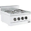 Combisteel Electric hob Stainless steel 4 pips